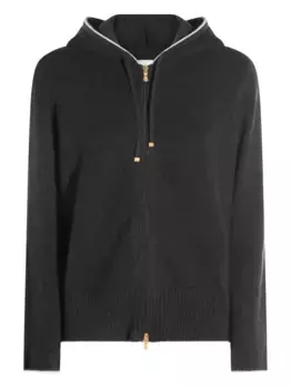 Кардиган с капюшоном Eleventy, серый