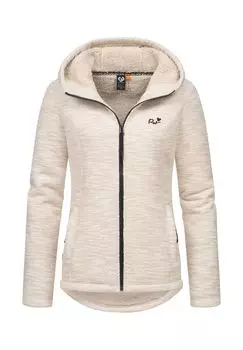 Кардиган с капюшоном Лышка Меланж Ragwear, серо-коричневый