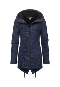 Кардиган с капюшоном Wingi Меланж Ragwear, темно-синий