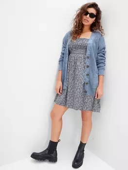 Кардиган с карманами Gap, синий