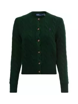 Кардиган с кашемировым наполнением Polo Ralph Lauren, зеленый