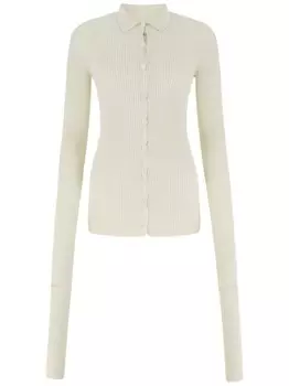 Кардиган с классическим воротником QUIRA, белый