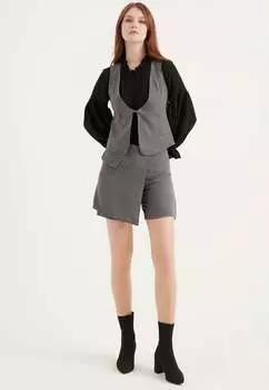 Кардиган с короткими карманами Herita, серый