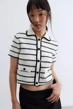Кардиган с короткими рукавами H&M, мультиколор
