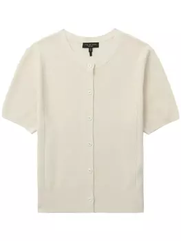 Кардиган с короткими рукавами rag & bone, нейтральный