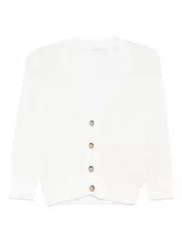 Кардиган с косами Peserico, белый