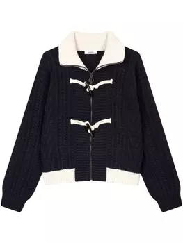 Кардиган с косами STUDIO TOMBOY, синий