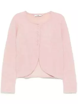 Кардиган с круглым вырезом B+ab, розовый