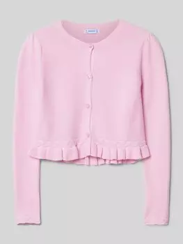 Кардиган с круглым вырезом Mayoral, розовый