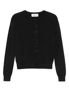 Кардиган с кружевом Sonia Rykiel, черный