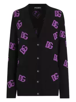 Кардиган с логотипом DOLCE & GABBANA, черный