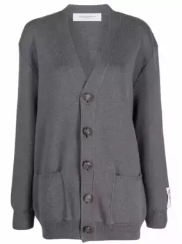 Кардиган с логотипом GOLDEN GOOSE, серый