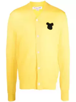 Кардиган с логотипом из коллаборации с Disney Comme Des Garons Shirt, желтый