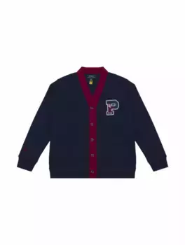 Кардиган с логотипом Ralph Lauren, тёмно-синий