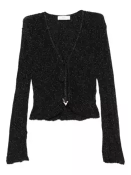 Кардиган с люрексом Akep, черный