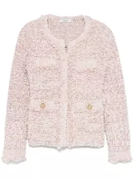 Кардиган с люрексом Charlott, розовый