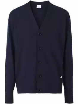 Кардиган с монограммой BURBERRY, синий