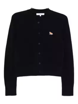 Кардиган с нашивкой Baby Fox Patch Maison Kitsun, синий