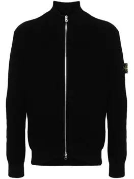 Кардиган с нашивкой Compass Stone Island, черный
