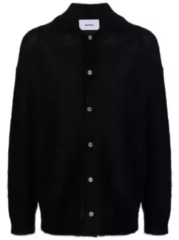 Кардиган с нашивкой-логотипом Bonsai, черный