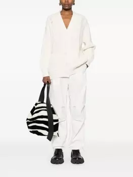 Кардиган с нашивкой-логотипом Iceberg, белый