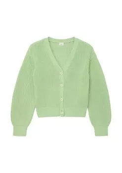 Кардиган s.Oliver Knit Cardigan, зеленый