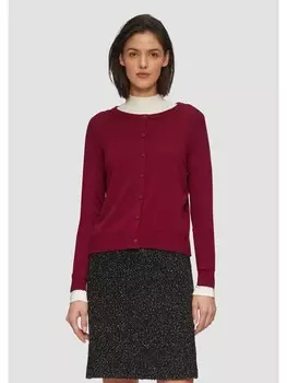 Кардиган s.Oliver Strickjacke langarm, красный