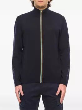 Кардиган с отделкой в полоску Paul Smith, синий