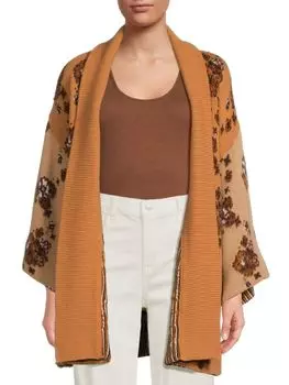 Кардиган с открытым передом Granato Pinko, цвет Camel
