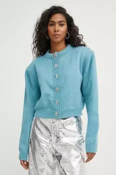 Кардиган с оттенком кашемира Rotate, синий