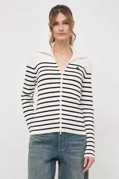 Кардиган с оттенком шелка Miss Sixty, бежевый