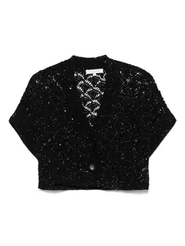 Кардиган с пайетками Antonelli, черный
