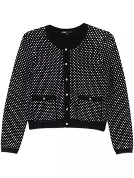 Кардиган с пайетками Maje, черный