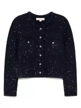 Кардиган с пайетками MICHAEL KORS, синий