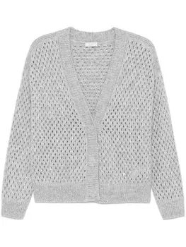 Кардиган с пайетками Peserico, серый