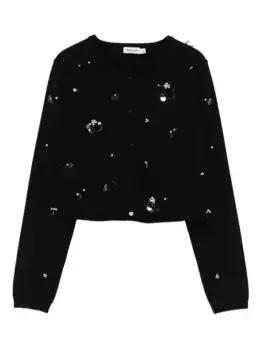 Кардиган с пайетками Simkhai, черный