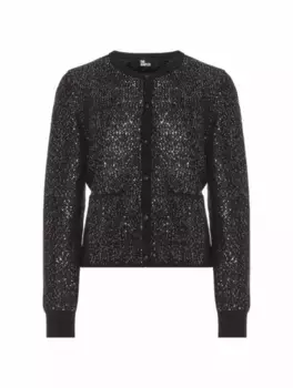 Кардиган с пайетками The Kooples, черный