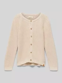 Кардиган с планкой на пуговицах модель 'NEMLEN' Lil Atelier, бежевый