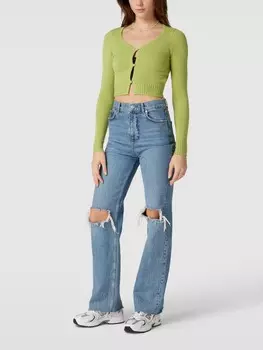 Кардиган с планкой на пуговицах Review, светло-зеленый