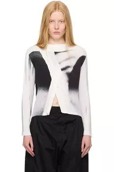 Кардиган с плиссировкой May Shadow Study Issey Miyake, цвет shadow