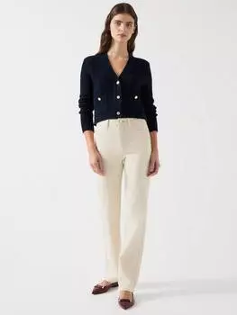 Кардиган с подкладкой через плечо от shona L.K.Bennett, темно-синий