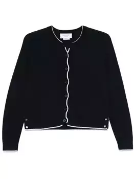 Кардиган с полосками 4-Bar THOM BROWNE, синий