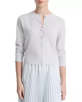 Кардиган с полумесяцем и наконечником Vince, серый