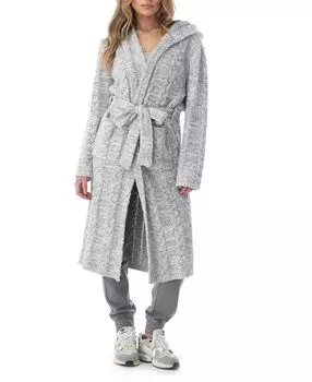 Кардиган с поясом Heaven, серый