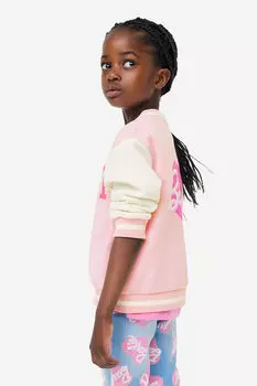 Кардиган с принтом H&M, розовый