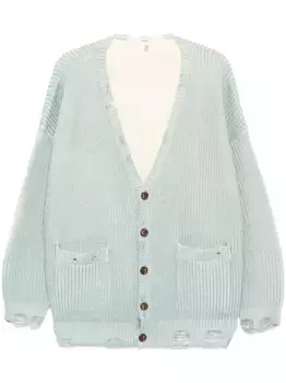 Кардиган с принтом R13, синий