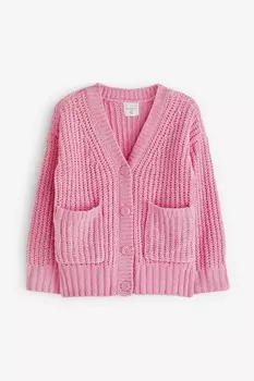 Кардиган с пуговицами Abercrombie & Fitch, фиолетовый