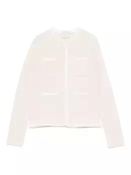 Кардиган с пуговицами и карманами Forte Forte, розовый