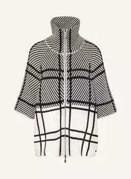 Кардиган с рукавами 3/4 monari, черный/экрю