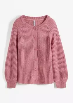 Кардиган с рукавами реглан Rainbow, розовый